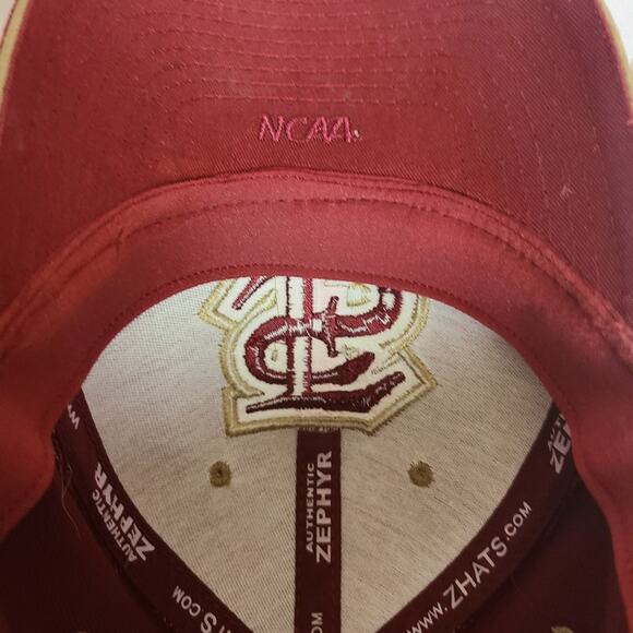 FSU Seminole Baseball Cap Garnett and Gold Cap FSU Embroidered Hat Football - Picture 3 of 8